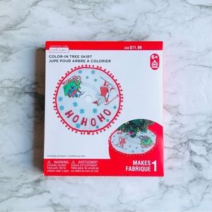 Christmas Creatology Color In Tree Skirt